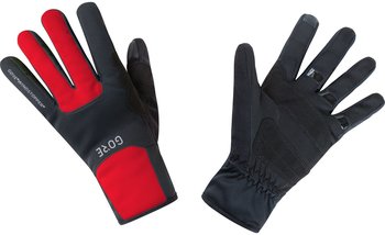 Gore M Windstopper Glove black-red