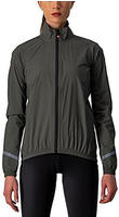 Castelli 4521550075-XL, Castelli Emergency 2 Rain Jacket Grau XL Frau Military Green