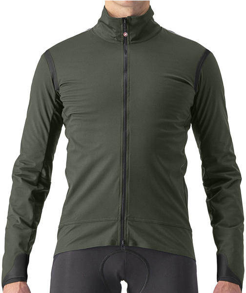 Castelli Alpha Ultimate Insulated Jacket military green/black electric