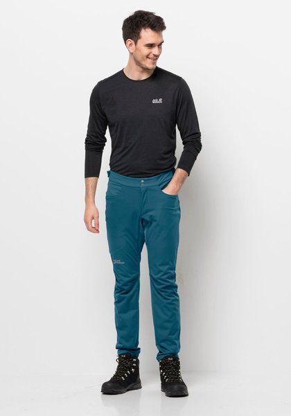 Jack Wolfskin M Morobbia Pants Blue Coral