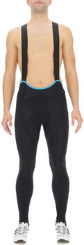 UYN M Race Deepwinter Bib Long Black Turquoise