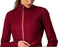 Castelli 4521540, Castelli GO Damen Bikejacke-Dunkel-Rot-XS, Kostenlose R&uuml;cksendung: