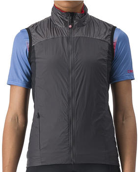 Castelli Unlimited Puffy Vest Women dark gray/red