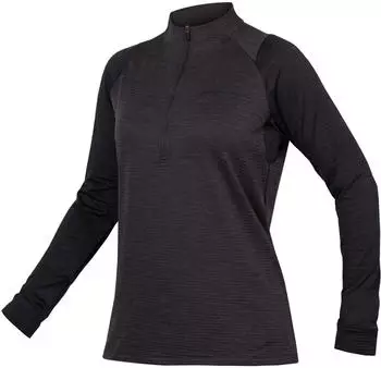 Endura Women's SingleTrack Fleece Jersey black