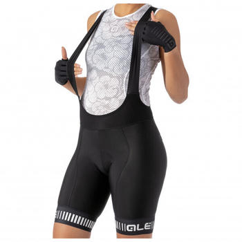 Alé Cycling Women's Strada Bibshorts (Black/White)