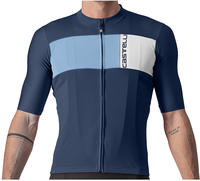 Castelli 4522023424-S, Castelli Prologo 7 Short Sleeve Jersey Blau S Mann Belgian