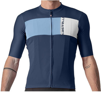 Castelli Prologo 7 Short Sleeve Men (2022) belgian blue/drive blue/silver