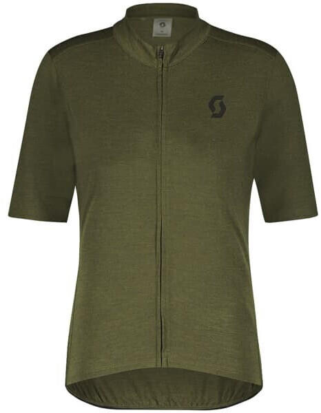 Scott Gravel Merino Short-Sleeve Men's Shirt fir green/black