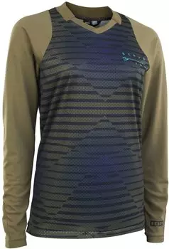 ion Jersey Scrub Long Sleeve Women dark-mud