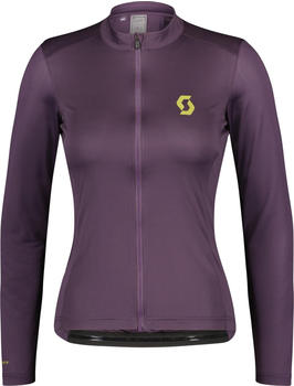 Scott Shirt W's Endurance 10 Long Sleeve dark purple/mud green