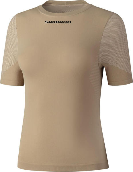 Shimano W's Vertex Short Sleeve Base Layer beige