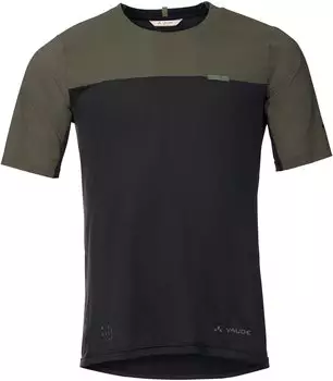 VAUDE Kuro II Kurzarm Shirt Herren schwarz/braun (2023)