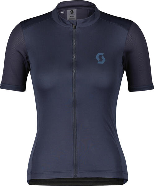 Scott Shirt W's Endurance 10 Short Sleeve dark blue/metal blue