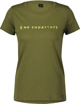 Scott Sports Scott Tee W's No Shortcuts SS fir green