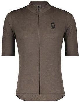 Scott Sports Scott Gravel Merino Short-Sleeve Men's Shirt shadow brown/black