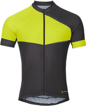 VAUDE Posta Full-Zip Trikot Herren schwarz/gelb (2023)