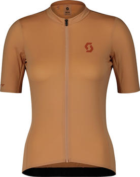 Scott Shirt W's RC Premium Short Sleeve rose beige/braze orange