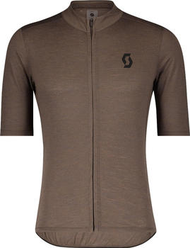 Scott Sports Scott Shirt M's Gravel Merino SS shadow brown/black