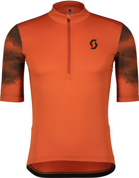 Scott Shirt M's Gravel 10 SS braze orange/dark grey
