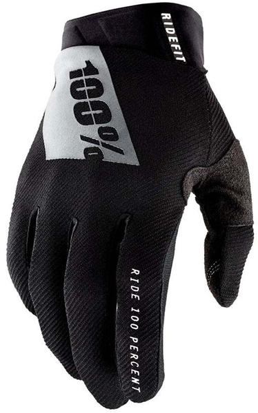 100% Ridefit Long Gloves Schwarz Mann