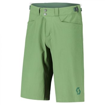 Scott Shorts M's Trail Flow With Pad frost green
