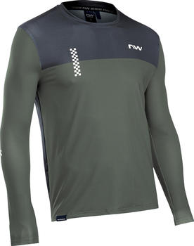 Northwave Xtrail 2 Jersey Long Sleeve green fore/blk