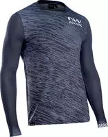Northwave MTB-Jersey Langarm Bomb S Schwarz Grau