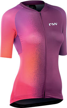 Northwave Blade Woman Jersey Short Sleeve plum/iridesc