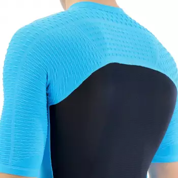 UYN MAN Biking Airwing OW Shirt Short Sleeve turquoise/black – UYN MAN Biking Airwing OW Shirt Short Sleeve turquoise/black: Perfekte Wahl für Radfahrer