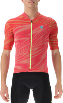 UYN MAN Biking Wave OW Shirt Short Sleeve vibrant red