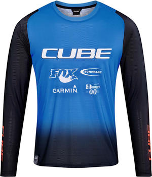 Cube VERTEX Trikot X Actionteam langarm black´n´blue