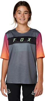Fox Flexair SS Youth Jersey pewter grau
