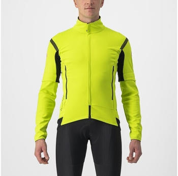 Castelli Perfetto RoS 2 Convertible Jacket electric lime/dark gray