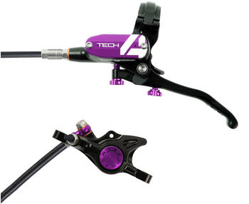 Hope Tech 4 X2 Front Left Brake purple/black