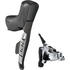 SRAM Hydraulic Red E-tap Axs D1 Rear Brake/left Flat Mount Brake Lever With Electronic Shifter Schwarz
