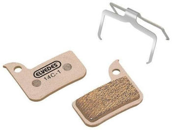 Elvedes Sram Red Road Sintered Disc Brake Pads 10 Pairs Golden
