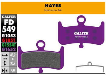 Galfer 459 E-bike Hayes Dominion A4 Disc Brake Pads Rosa