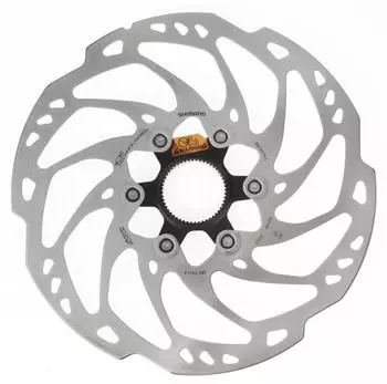 Shimano Slx Center Lock Ice Tec Brake Disc Schwarz,silver 180 mm