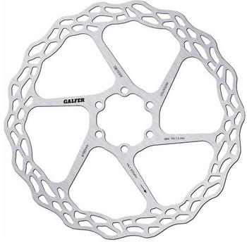 Galfer Wave Brake Disc silver 180 mm