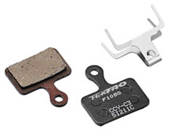 Tektro F10bs Semi Metallic Disc Brake Pads 15 Units silver