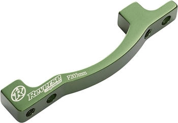 Reverse Scheibenbremsen Adapter PM-PM von 160 auf 203mm grün