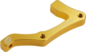 Reverse Scheibenbremsen Adapter Shimano IS-PM 203 hinten gold