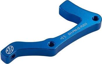 Reverse Scheibenbremsen Adapter Shimano IS-PM 203 hinten dunkel blau