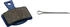 Marwi Disc Brake Pad Union DBP-55 Magura, organisch, MT2, MT4, MT6, MT8, 438055