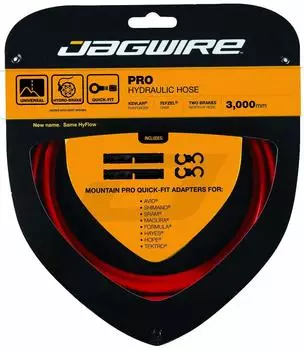 Jagwire hyflow universal hydraulikschlauch rot