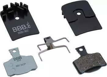 BBB Discstop Coolfin Magura Mt2/4/6/8 Organische Scheibenbremsbeläge One Size Black