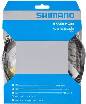 Shimano XTR SM-BH90 XTR M9000 / M9020 disc brake cuttable hose, rear, black
