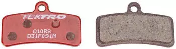 Tektro Q10rs Harz-scheibenbremsbeläge 10 Einheiten One Size Red