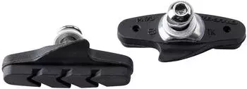 Tektro P473 55 Mm Komplette Felgenbremsbeläge 25 Einheiten One Size Black / Silver