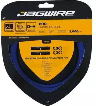 Jagwire Pro Hydraulic Bremsleitung 3000mm, SID-blau, Kevlar-verst&auml;rkt